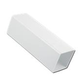 Square Downpipe 2.5 Mtr White